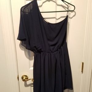 Urban outfitters One shoulder blue dress